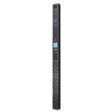APC NetShelter Metered Rack PDU, 0U, 1PH, 3.3kW 208V 16A or 3.7kW 230V 16A, 18 C13 and 2 C19 outlets, C20 inlet